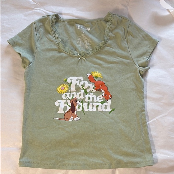 Disney Other - Disney Fox and the Hound Green T-Shirt